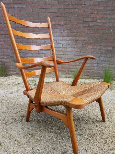 vintage-lounge-chair-armstoel-De Ster-Gelderland-Dutch-design-stoel-riet-rush-armchair-chair-Paolo-Buffa-00001